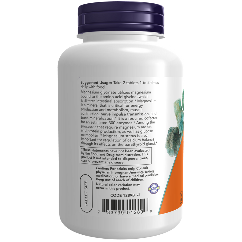 Glicinato de Magnesio 200 mg (180 tabs)