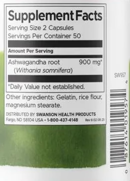 Ashwagandha 450 mg (100 Caps)